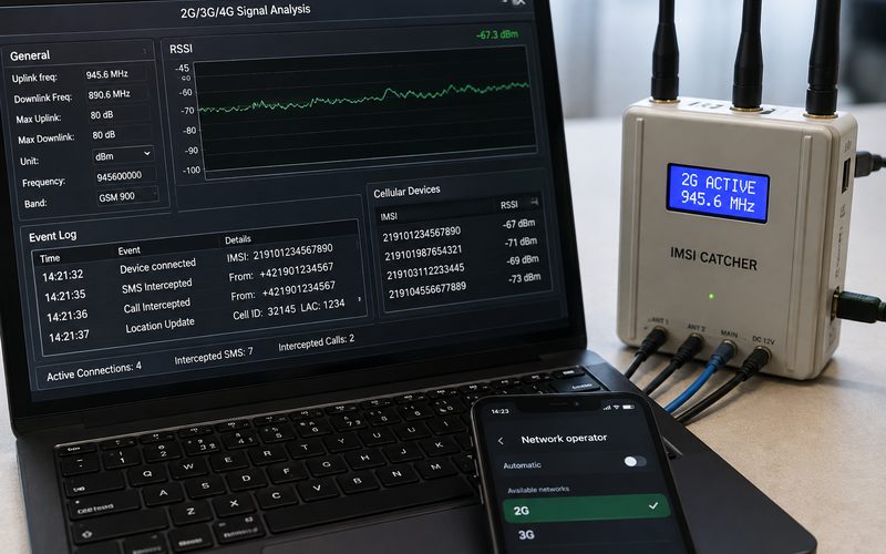 Zneužívanie 2G sietí - kybernetická téma CyberPro
