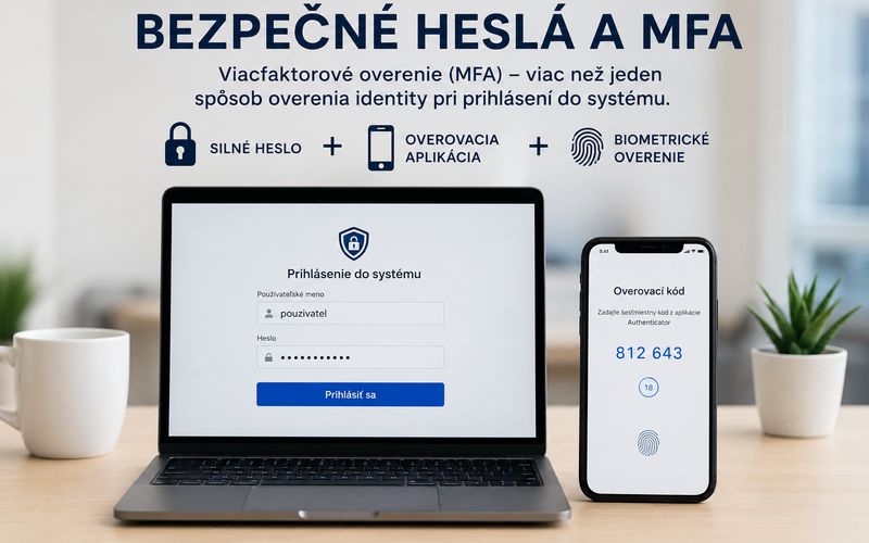 Bezpečné heslá a MFA - kybernetická téma CyberPro